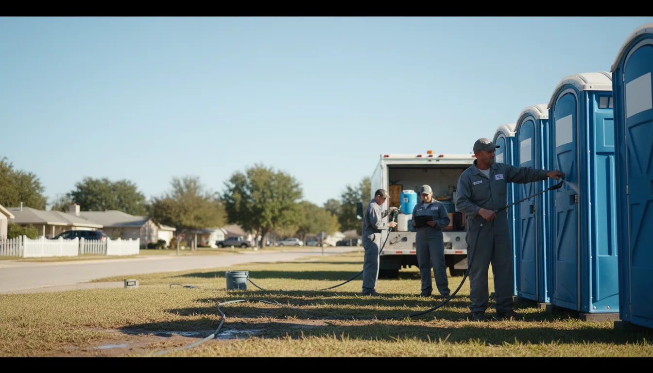 Long-Term Portable Toilet Rental in Falls City, TX near me